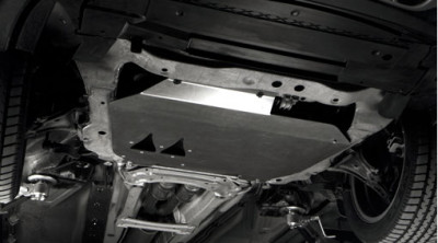 Protective plate, beneath the engine, Volvo C30, C70, S40, V50