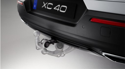 Tow bar, collapsible, Volvo C40