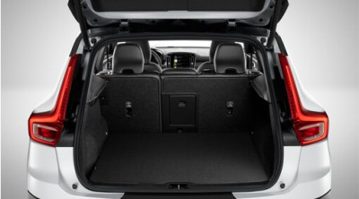 Mat, luggage compartment, textile, reversible/foldable, Volvo C40, XC40