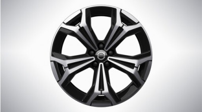 Complete wheels, winter "5-Y spoke Black Diamond Cut" 7.5 x 19", Volvo V90 Cross Country