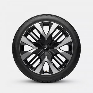 Complete wheels, winter "4-Y Spoke Black Polished Forged 20", Polestar 2, incl. Performance Pack